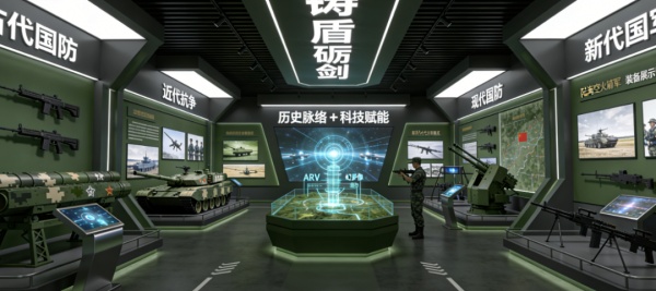 軍事展廳的沉浸式設(shè)計(jì)與國(guó)防教育使命